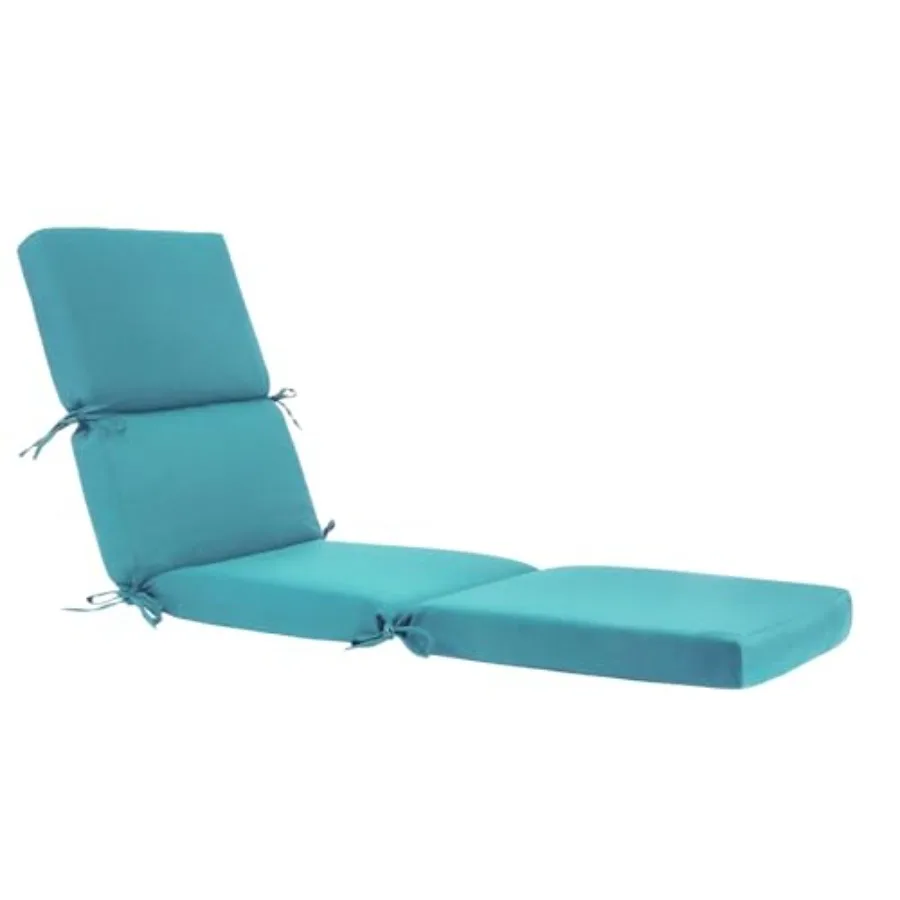 3" Solid Outdoor Lounge Chair Cushion 74 x 22.5 inch Weather Resistant Chaise Lounge Cushion with 6 Ties for Patio Pool Furnitu
3" Solid Outdoor Lounge Chair Cushion 74 x 22.5 inch Weather Resistant Chaise Lounge Cushion with 6 Ties for Patio Pool Furnitu