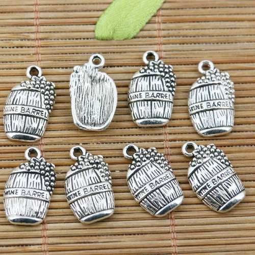 20pcs 19*12mm Tibetan Silver Color Grape WINE BARREL Design Charms EF2292 Charms for Jewelry Making
20pcs 19*12mm Tibetan Silver Color Grape WINE BARREL Design Charms EF2292 Charms for Jewelry Making