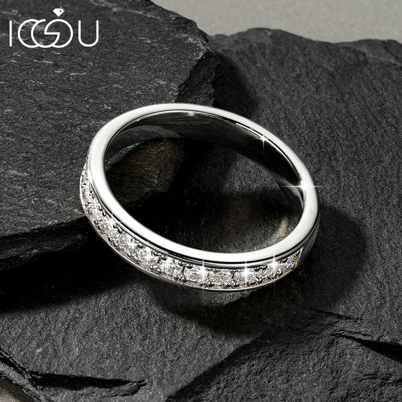 IOGOU VVS1 Lab Created Imitation Diamond Half Eternity Wedding Ring for Women 2MM 0.39CTTW D Color Moissanite Ring Jewelry Gifts
IOGOU VVS1 Lab Created Imitation Diamond Half Eternity Wedding Ring for Women 2MM 0.39CTTW D Color Moissanite Ring Jewelry Gifts