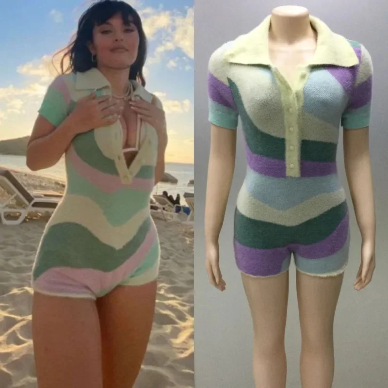 Ice Cream Color Jumpsuit Sweater Women Europe America Knitted Nylon Jumpsuit Sexy Bodysuit High Quality Wholesale Beach Dress
Ice Cream Color Jumpsuit Sweater Women Europe America Knitted Nylon Jumpsuit Sexy Bodysuit High Quality Wholesale Beach Dress