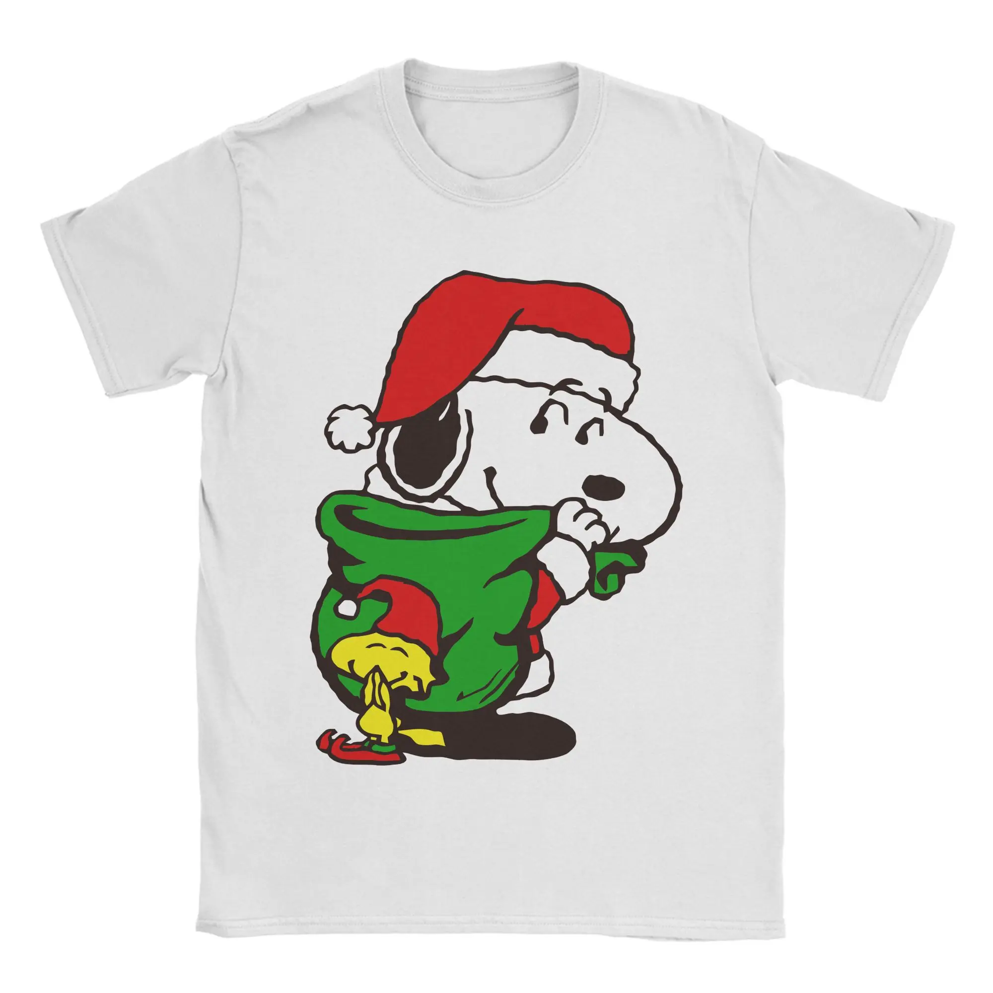 MINISO Peanuts Santa Snoopy Woodstock Christmas Men's women T Shirts Awesome Tee Shirt Short Sleeve Crew Neck T-Shirt
MINISO Peanuts Santa Snoopy Woodstock Christmas Men's women T Shirts Awesome Tee Shirt Short Sleeve Crew Neck T-Shirt