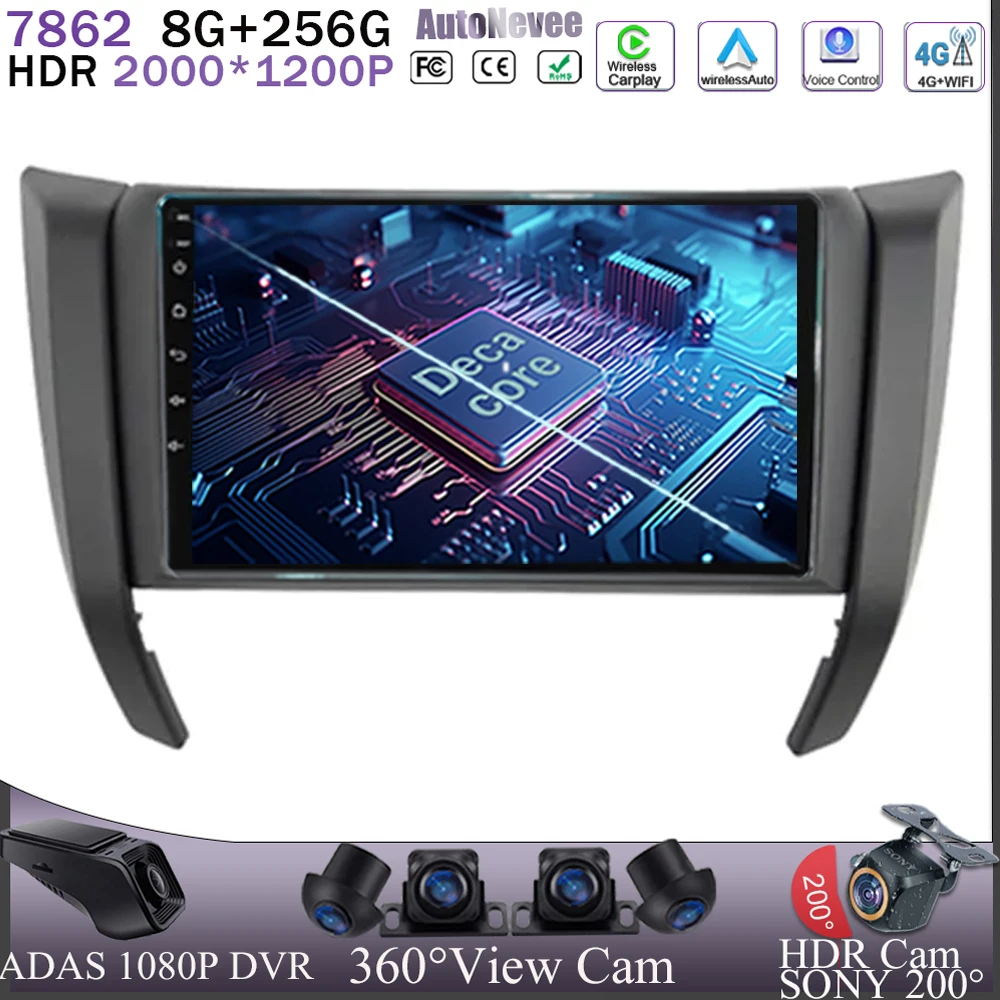 Carplay Android 13 For Nissan Navara Frontier NP300 4 D23 2014 -2021Radio Multimedia Player HDR QLED Screen 5G Wifi DVD No 2din
Carplay Android 13 For Nissan Navara Frontier NP300 4 D23 2014 -2021Radio Multimedia Player HDR QLED Screen 5G Wifi DVD No 2din