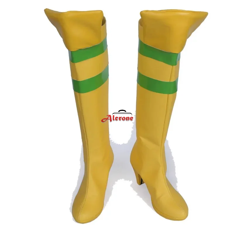 Halloween Anna Marie Rogue Cosplay Shoes Yellow PU Leather Boots Halloween Carnival Custom Made Heroine Boots
Halloween Anna Marie Rogue Cosplay Shoes Yellow PU Leather Boots Halloween Carnival Custom Made Heroine Boots