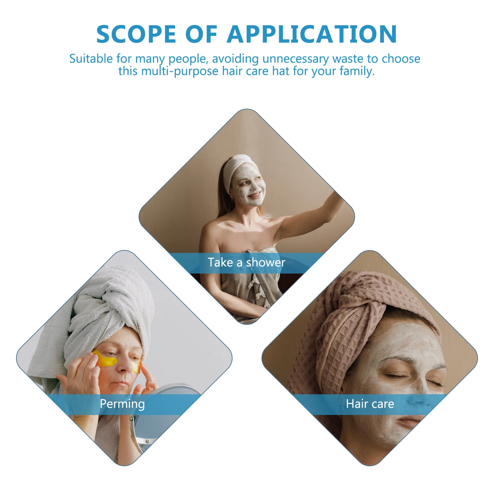 4Pcs Shower Caps Waterproof Bath Hat for Women Thickened Eva Satin Hair Cap Comfortable Non-Slip Sleep Hat for Long Curly
4Pcs Shower Caps Waterproof Bath Hat for Women Thickened Eva Satin Hair Cap Comfortable Non-Slip Sleep Hat for Long Curly