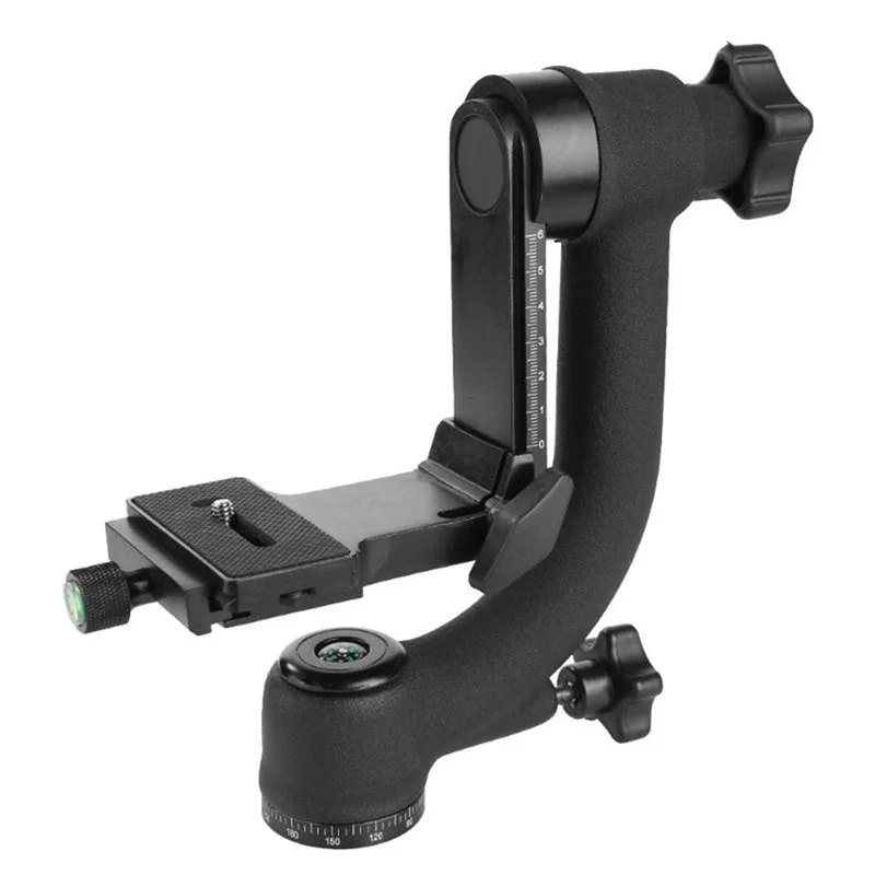 Y06A 360 Degree Panoramic Gimbal Tripod Ball 1/4 Inch Screw with Quick Release Plate for DSLR Camera Telephoto Lens
Y06A 360 Degree Panoramic Gimbal Tripod Ball 1/4 Inch Screw with Quick Release Plate for DSLR Camera Telephoto Lens