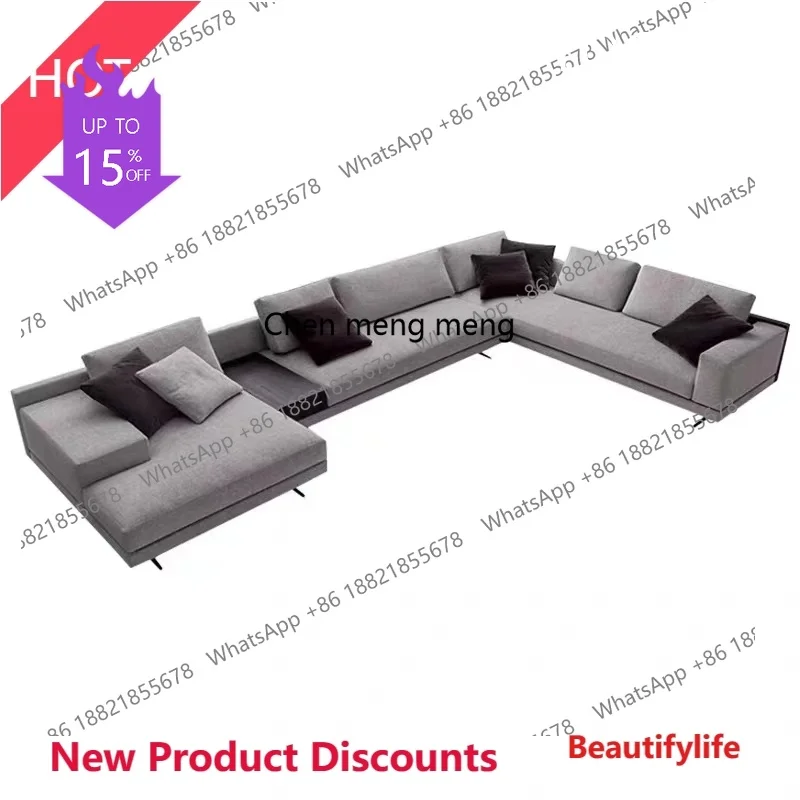 P32 Minimalist, cotton and linen fabric leather sofa combination living room corner light luxury
P32 Minimalist, cotton and linen fabric leather sofa combination living room corner light luxury