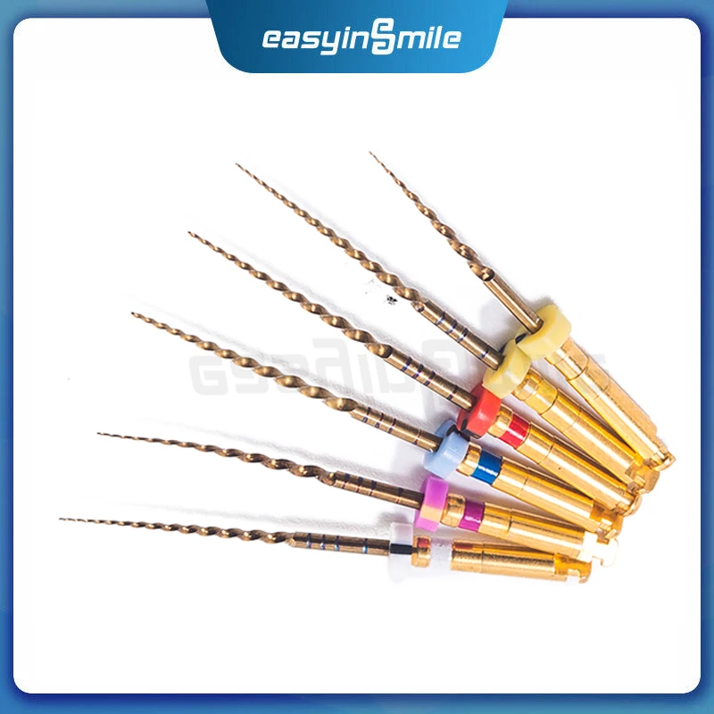 6pcs/pack Dental Endo Rotary Files Sx-f3 Type Easyinsmile Root Canal Endodontic File Gold X-Pro Large NITI Taper Files 21/25/31
6pcs/pack Dental Endo Rotary Files Sx-f3 Type Easyinsmile Root Canal Endodontic File Gold X-Pro Large NITI Taper Files 21/25/31