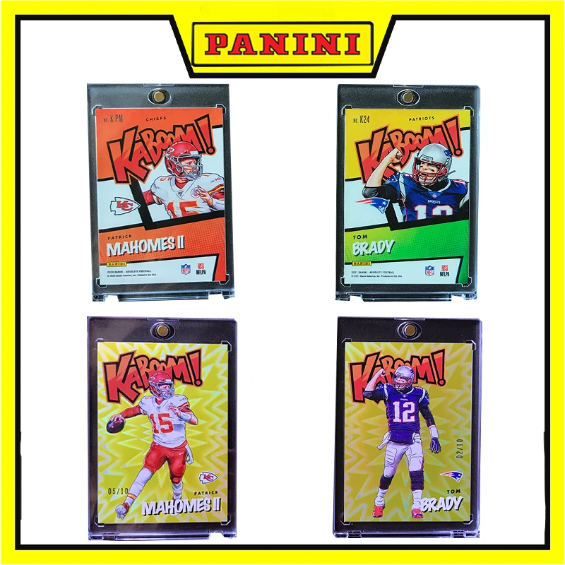 2020-202 Panini 1Kaboom Diy Homemade Nfl Tom Brady Patrick Mahomes II Rugby Star Trading Cards Gift Collection
2020-202 Panini 1Kaboom Diy Homemade Nfl Tom Brady Patrick Mahomes II Rugby Star Trading Cards Gift Collection