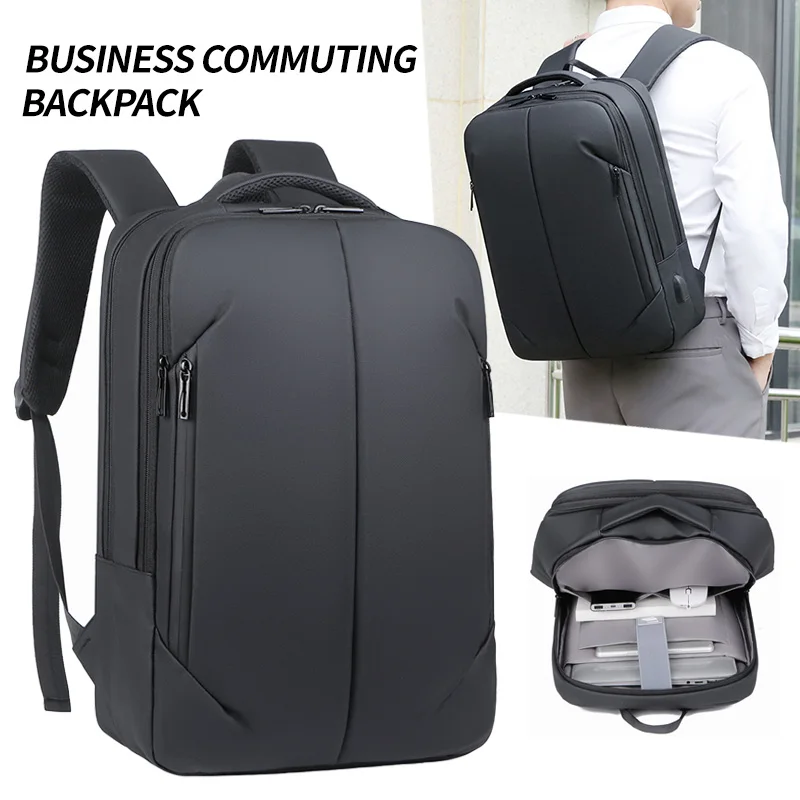 Casual Business Laptop Backpack Large-capacity solid color travel backpack Stylish Commuter Men's Laptop Bag
Casual Business Laptop Backpack Large-capacity solid color travel backpack Stylish Commuter Men's Laptop Bag