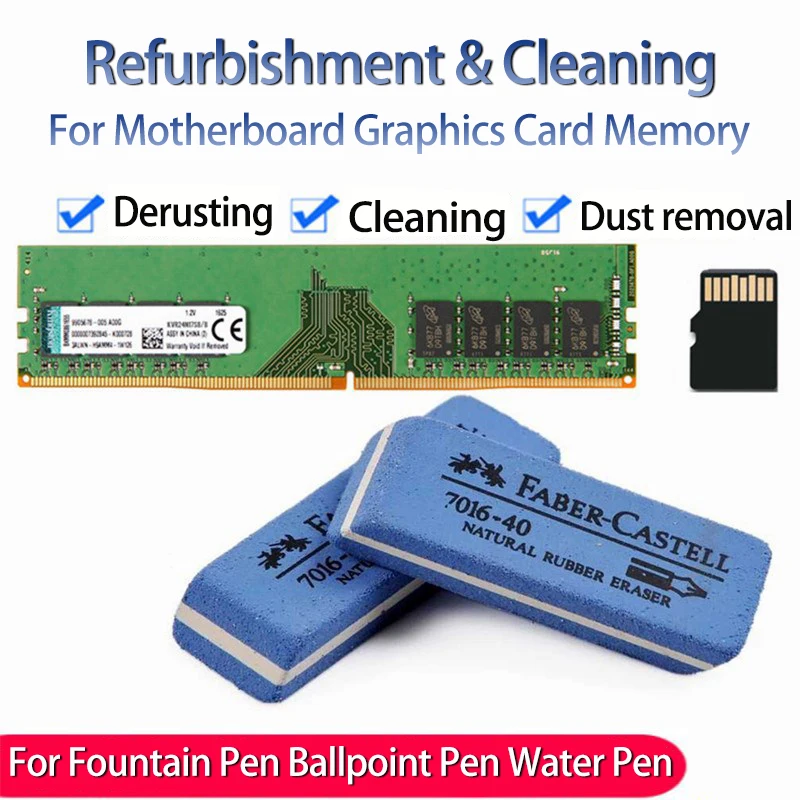 Matte Eraser For Computer Motherboard Memory Bar Graphics Card Oxidation Refurbishment Rust Removal Polishing Sandy Erasers
Matte Eraser For Computer Motherboard Memory Bar Graphics Card Oxidation Refurbishment Rust Removal Polishing Sandy Erasers