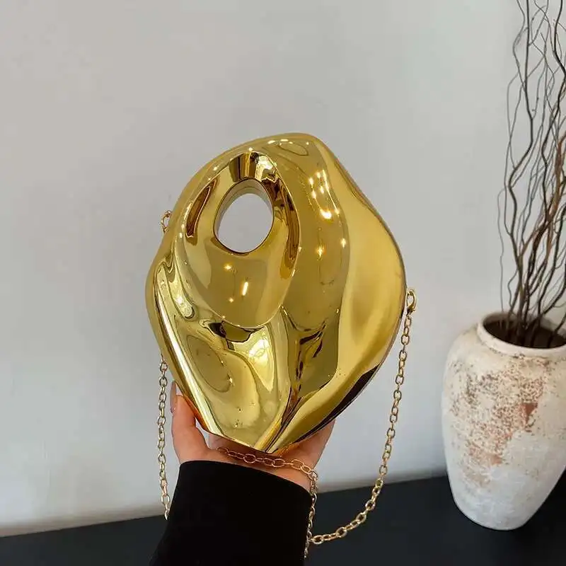 Funny Acrylic Box Bags For Women Gold Silver Single Shoulder Bag Fashion Chain Banquet Bag Women Dinner Bag
Funny Acrylic Box Bags For Women Gold Silver Single Shoulder Bag Fashion Chain Banquet Bag Women Dinner Bag