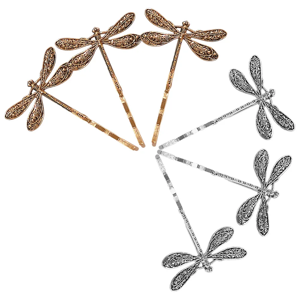 6Pcs Vintage Dragonfly Hair Clips Retro Silver Gold Decorative Accessories Women Hairpins For Daily Wear Metal Safe Strong
6Pcs Vintage Dragonfly Hair Clips Retro Silver Gold Decorative Accessories Women Hairpins For Daily Wear Metal Safe Strong