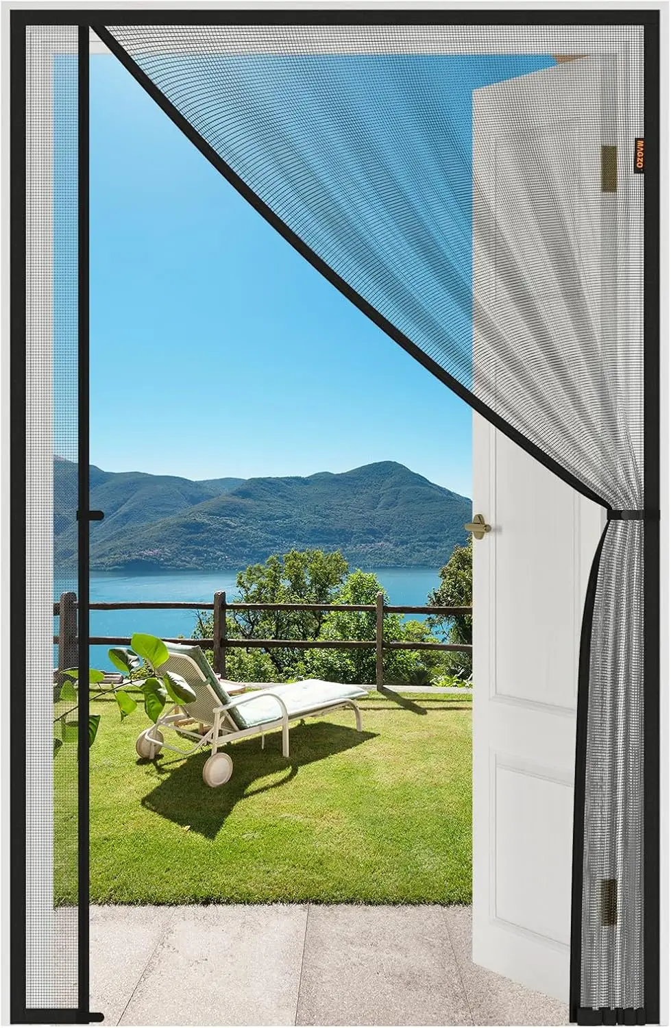 Magnetic Screen Door, Fits Door Size 32'' x 80''(Mesh Size 34'' x 81''), Left Right Offset Opening, Scratch-Proof Polyester,
Magnetic Screen Door, Fits Door Size 32'' x 80''(Mesh Size 34'' x 81''), Left Right Offset Opening, Scratch-Proof Polyester,