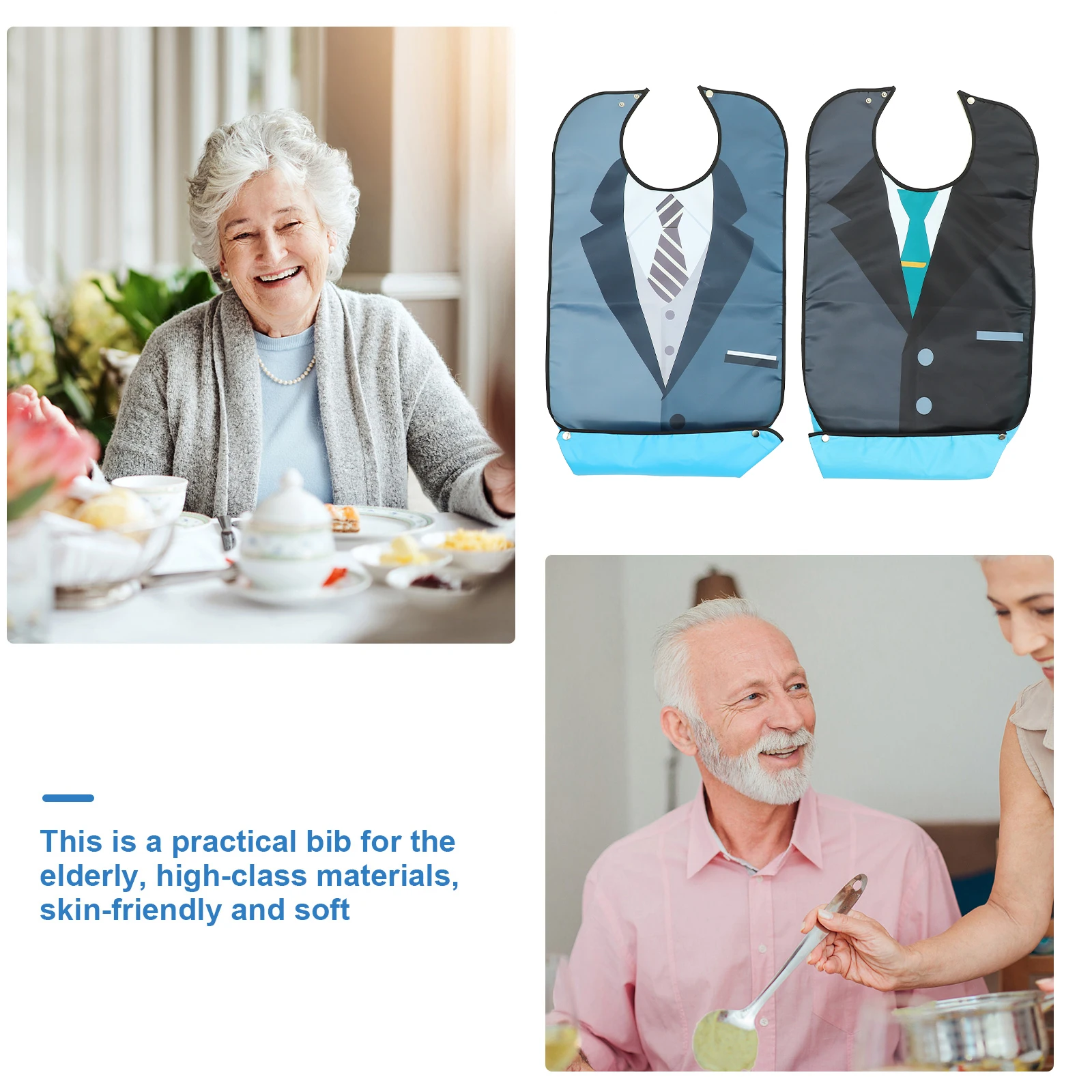 2 шт. водонепроницаемый фартук для защиты еды для взрослых, яркий цвет, легко открывающаяся спина, многоразовая прочная защита для одежды для пожилых людей
2 шт. водонепроницаемый фартук для защиты еды для взрослых, яркий цвет, легко открывающаяся спина, многоразовая прочная защита для одежды для пожилых людей