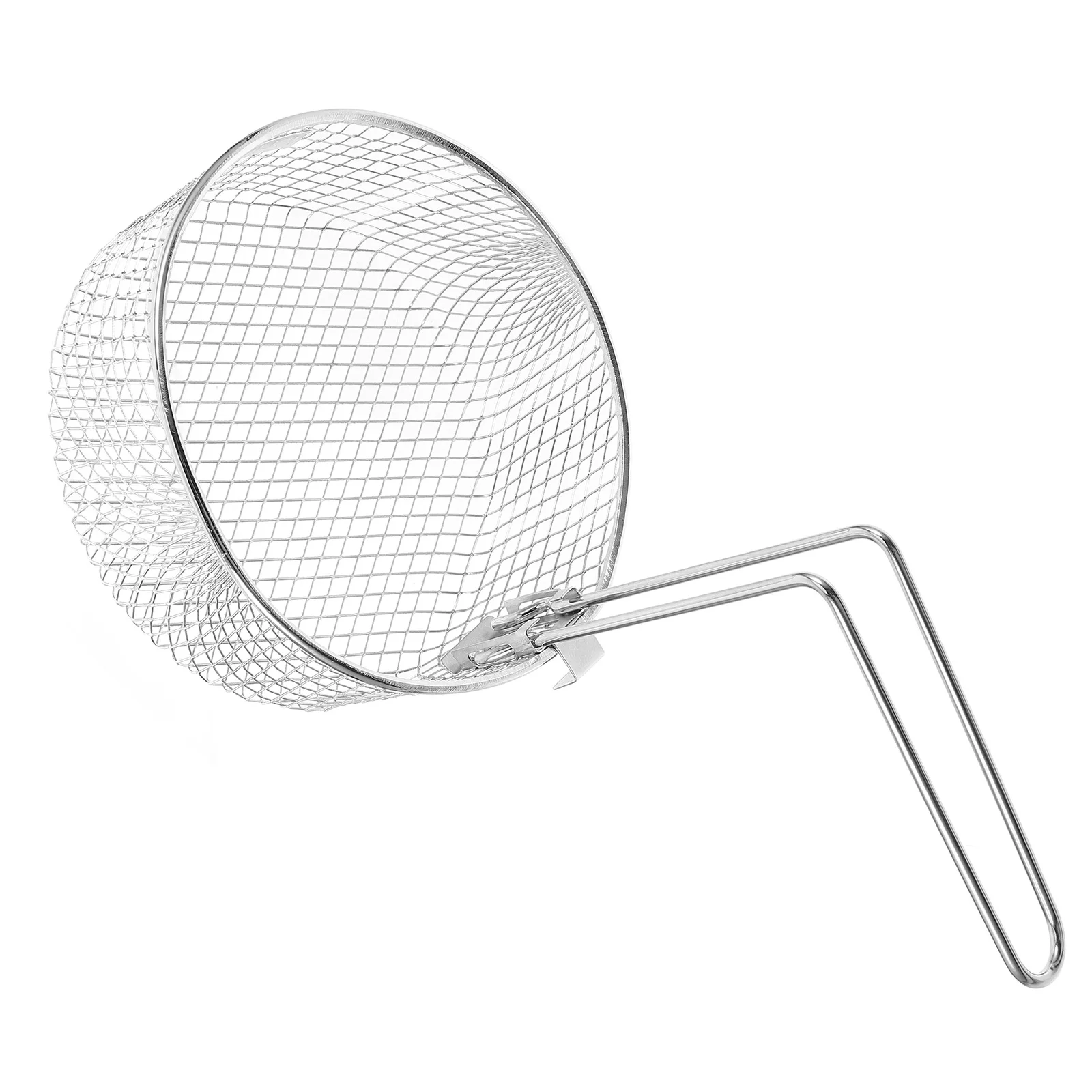 Commercial Grade Stainless Steel Fry Basket with Handle Large Capacity Deep Frying Basket for French Fries and Seafood
Commercial Grade Stainless Steel Fry Basket with Handle Large Capacity Deep Frying Basket for French Fries and Seafood