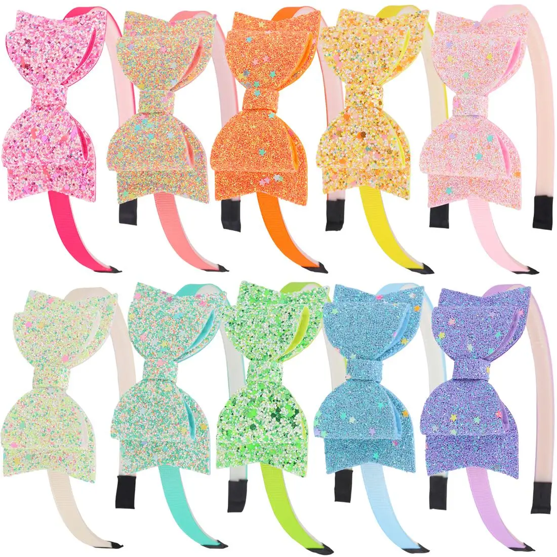 Детские блестящие головные повязки с бантом для девочек, 3,5 дюймов
Детские блестящие головные повязки с бантом для девочек, 3,5 дюймов