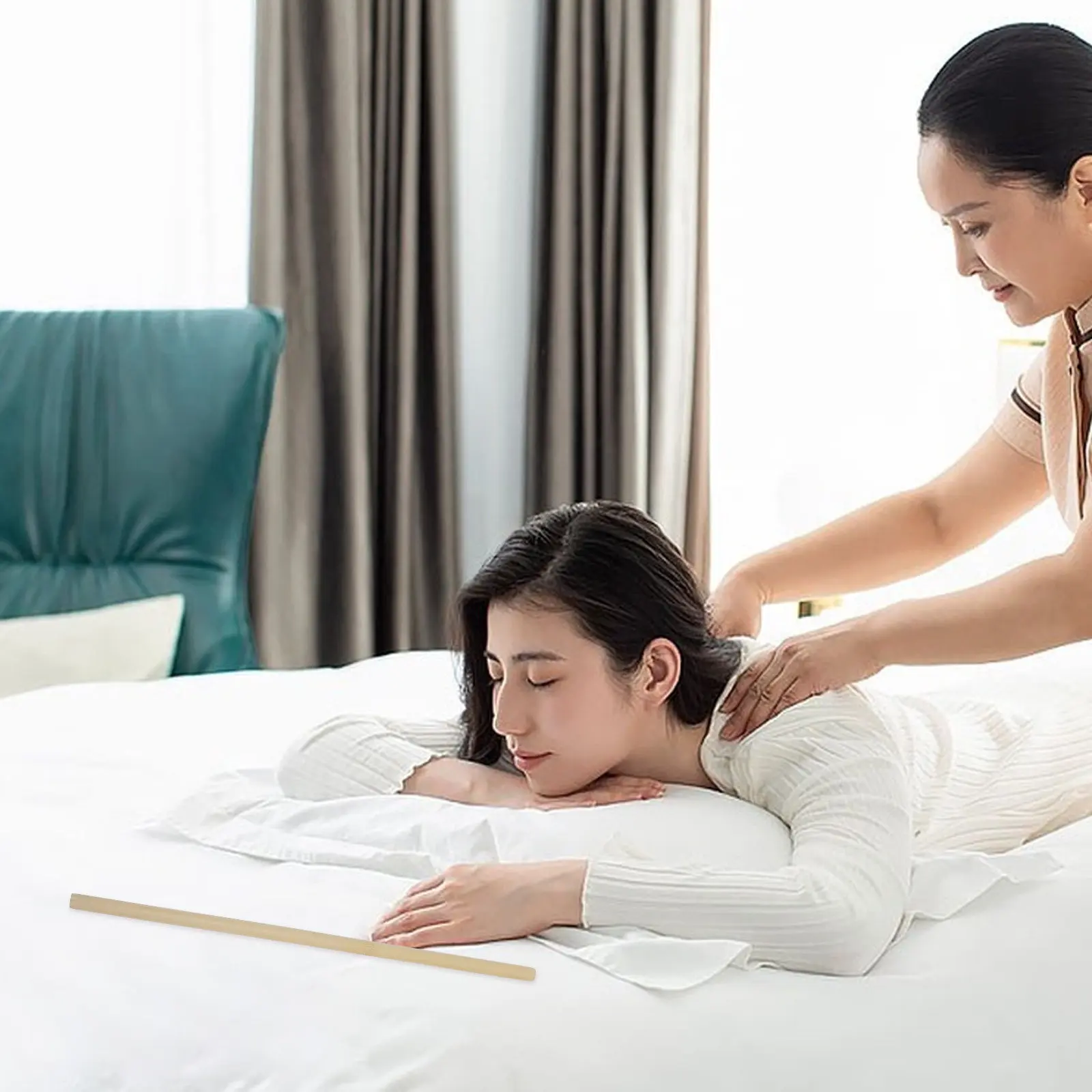 Набор из 1 бамбукового массажного стика с деревянной поверхностью, удобный ручной массажер для улучшения кровообращения и снятия напряжения
Набор из 1 бамбукового массажного стика с деревянной поверхностью, удобный ручной массажер для улучшения кровообращения и снятия напряжения