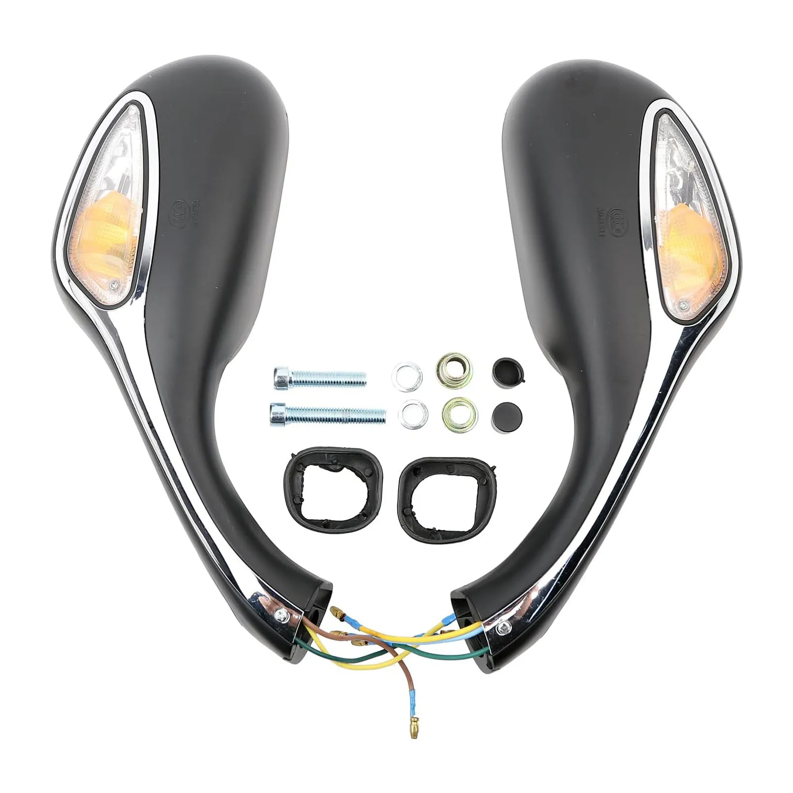 Светодиодные зеркала заднего вида для скутера, выпуклое HD-стекло с крепежными винтами, подходят для Jonway 8 мм для мопеда 50cc 125cc 150cc 250cc 
Светодиодные зеркала заднего вида для скутера, выпуклое HD-стекло с крепежными винтами, подходят для Jonway 8 мм для мопеда 50cc 125cc 150cc 250cc