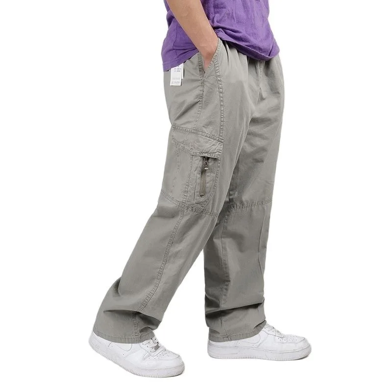 Брюки-карго мужские с карманами, повседневные свободные штаны в стиле хип-хоп, с широкими штанинами, с эластичным поясом, осень-весна
Брюки-карго мужские с карманами, повседневные свободные штаны в стиле хип-хоп, с широкими штанинами, с эластичным поясом, осень-весна