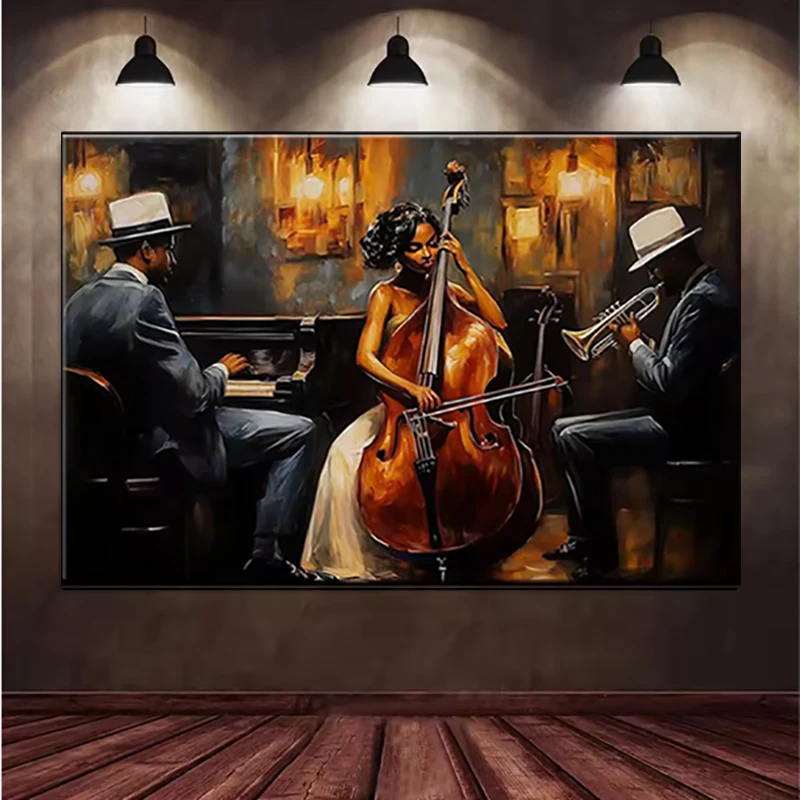 DIY Diamond Embroidery Picture Jazz Club Art Black Culture Music Diamond Painting Full Square Round Cross Stitch Mosaic Wall Art
DIY Diamond Embroidery Picture Jazz Club Art Black Culture Music Diamond Painting Full Square Round Cross Stitch Mosaic Wall Art