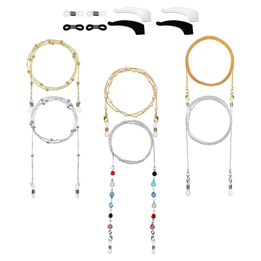 1Set Multi-Functional Eyeglasses Chains Comfortable Wear Durable Copper Material Simple Atmospheric Look Fashion Accessory
1Set Multi-Functional Eyeglasses Chains Comfortable Wear Durable Copper Material Simple Atmospheric Look Fashion Accessory