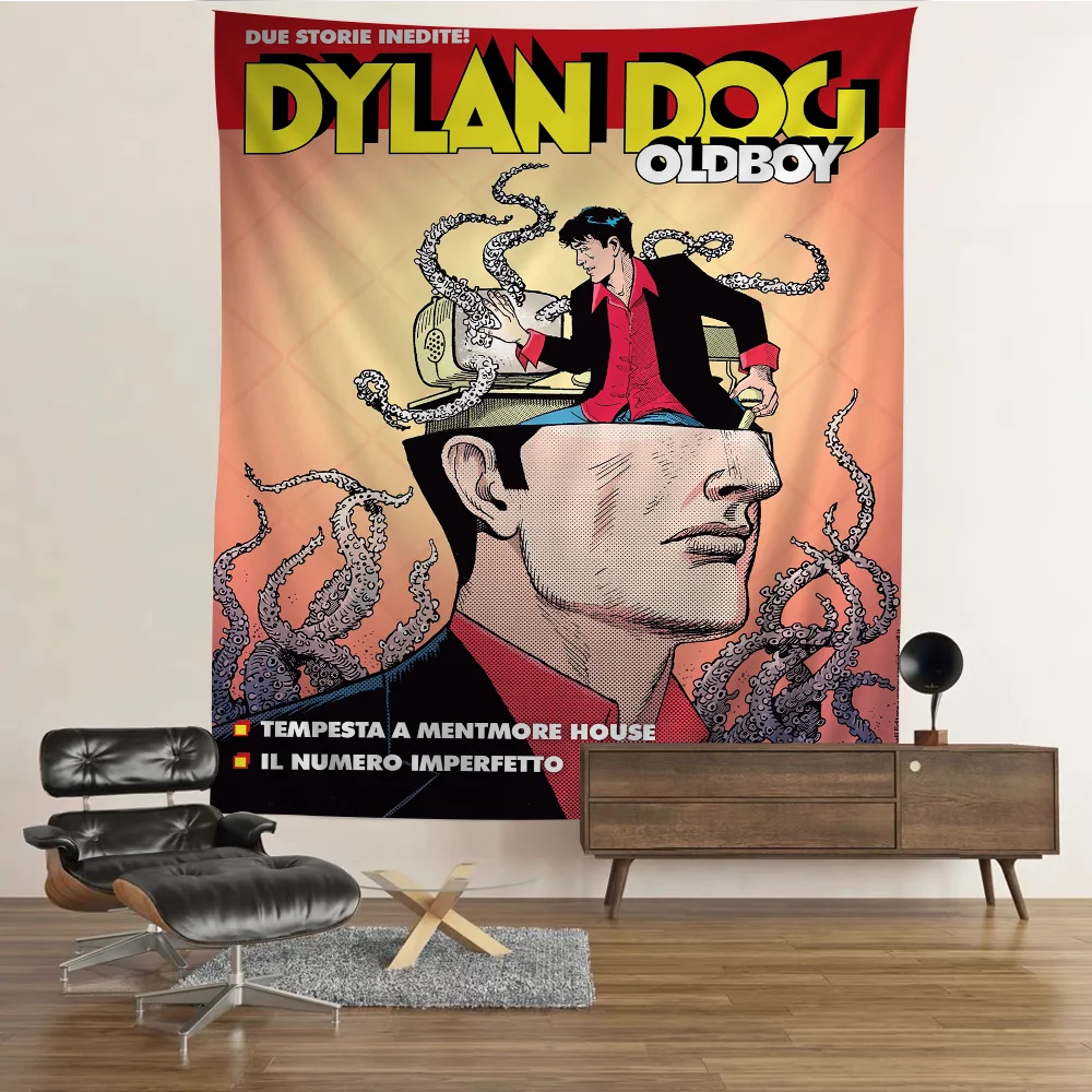 D-Dylan D-Dog Printed Large Wall Tapestry Hanging Tarot Hippie Wall Rugs Dorm Home Decor
D-Dylan D-Dog Printed Large Wall Tapestry Hanging Tarot Hippie Wall Rugs Dorm Home Decor