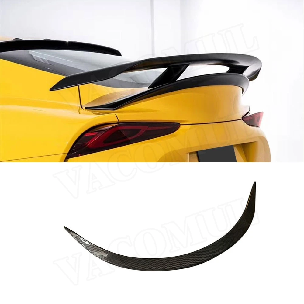 VACOMUL For Toyota Supra Carbon Fiber Rear Trunk Spoiler Wing Black Finish 2019 - 2020 FRP Car Styling Bumper
VACOMUL For Toyota Supra Carbon Fiber Rear Trunk Spoiler Wing Black Finish 2019 - 2020 FRP Car Styling Bumper