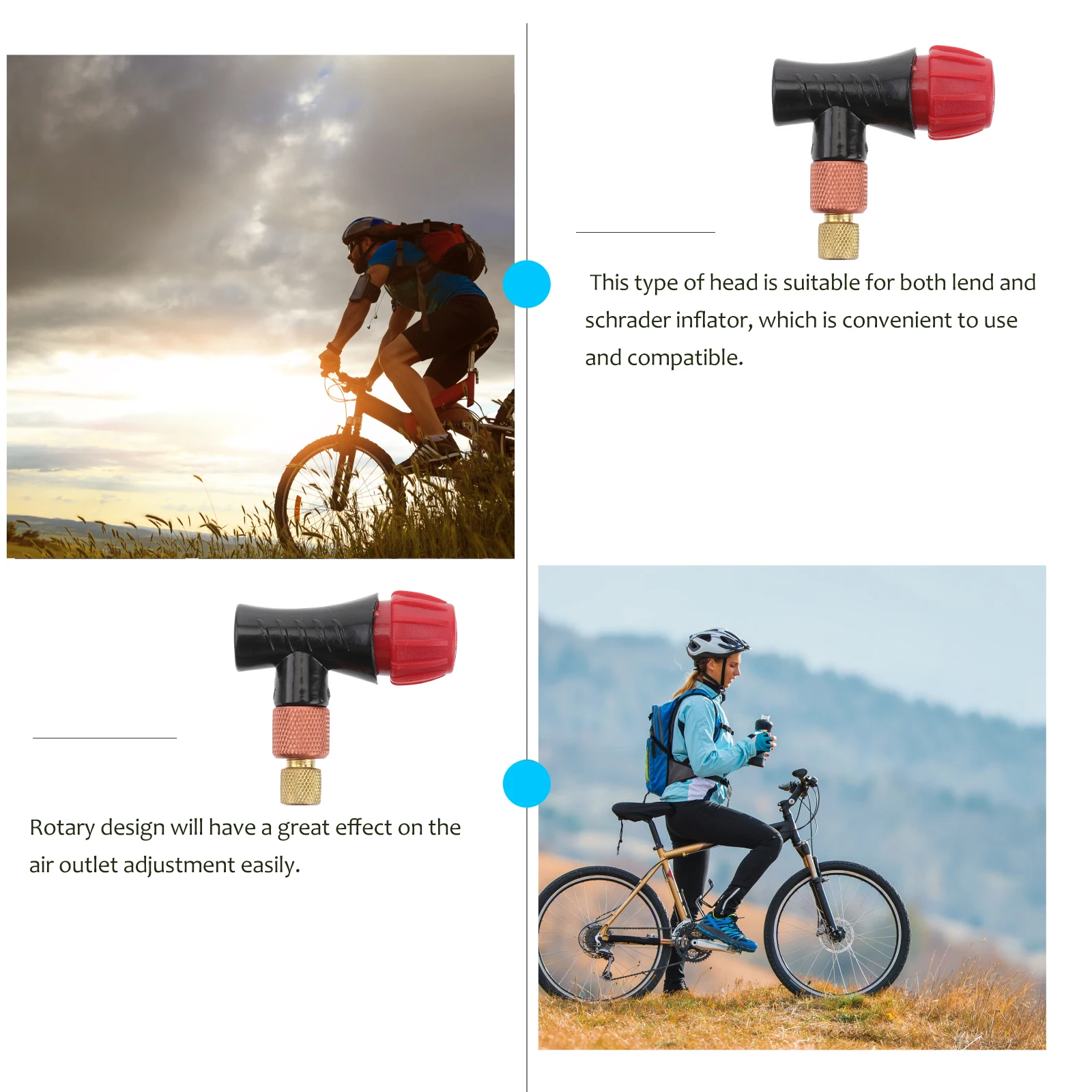 1Pc Inflator Inflatable Bottle Head Thickened Explosion-proof Portable CO2 Gas Cylinder Mountain Bike Pumping
1Pc Inflator Inflatable Bottle Head Thickened Explosion-proof Portable CO2 Gas Cylinder Mountain Bike Pumping