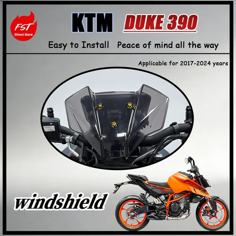 FOR Aerodynamic Windscreen Wind Gauge Cover Wind Deflector for KTM Duke 390 2017-2024 Motorcycle Front Windshield Accessory
FOR Aerodynamic Windscreen Wind Gauge Cover Wind Deflector for KTM Duke 390 2017-2024 Motorcycle Front Windshield Accessory