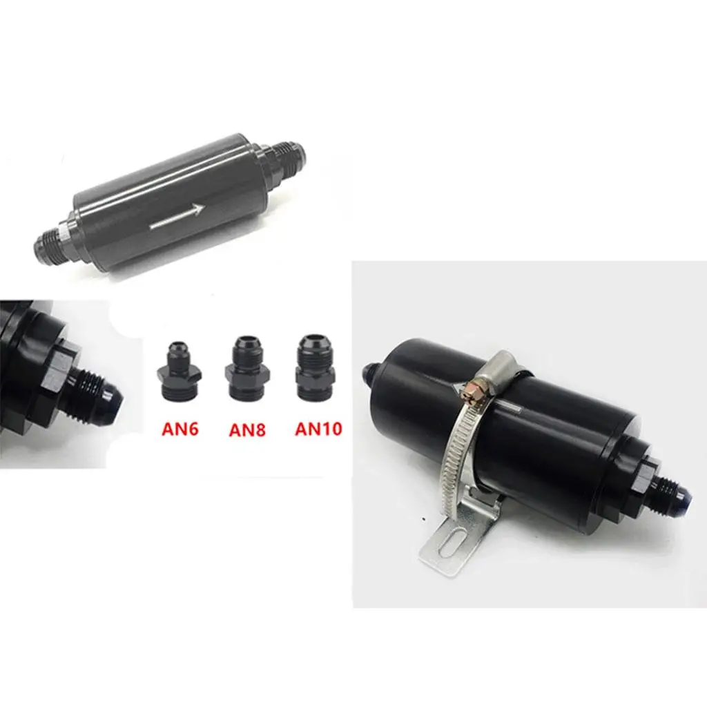 Universal Car Racing Inline Fuel Oil Filter 100 Micron Aluminum High Flow Cleanable Petrol Filter for Sports Vehicles
Universal Car Racing Inline Fuel Oil Filter 100 Micron Aluminum High Flow Cleanable Petrol Filter for Sports Vehicles