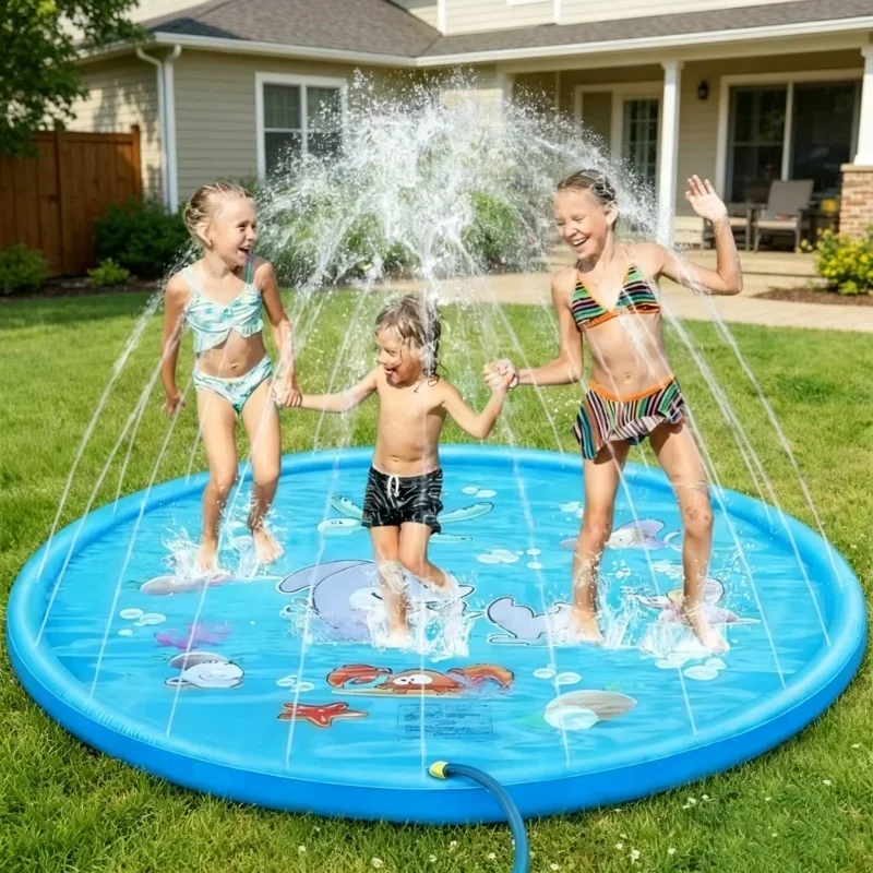 100/170cm Outdoor Inflatable Water Sprinkler Pad Children Spray Play Mat Summer Beach Lawn Swimming Pool Game Activity Toy
100/170cm Outdoor Inflatable Water Sprinkler Pad Children Spray Play Mat Summer Beach Lawn Swimming Pool Game Activity Toy