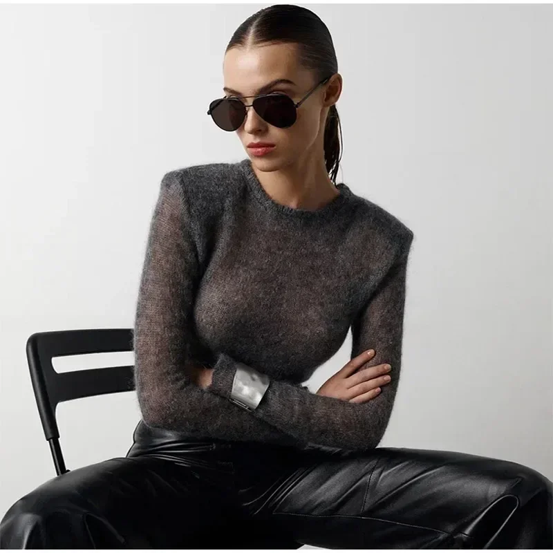 2025 Fashion Solid Long Sleeve Knitted Pullover Women Casual Round Neck Thin Slim Sweater Autumn Lady High Street Knitwear Top
2025 Fashion Solid Long Sleeve Knitted Pullover Women Casual Round Neck Thin Slim Sweater Autumn Lady High Street Knitwear Top