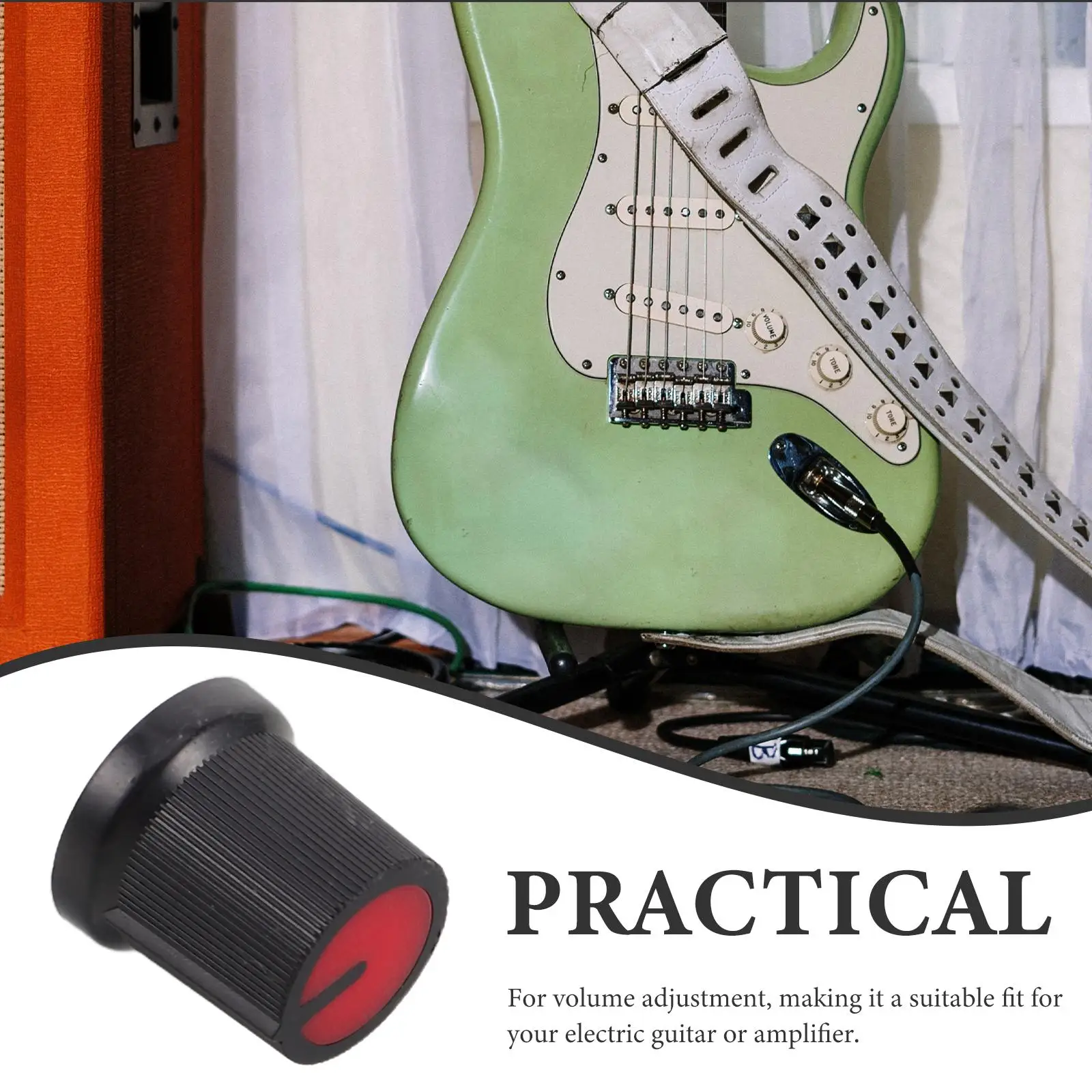 50 Pcs Has Amplifier Knob Volume Shaft Electric Guitar Radio Knobs Accessory Red Control Potentiometer
50 Pcs Has Amplifier Knob Volume Shaft Electric Guitar Radio Knobs Accessory Red Control Potentiometer