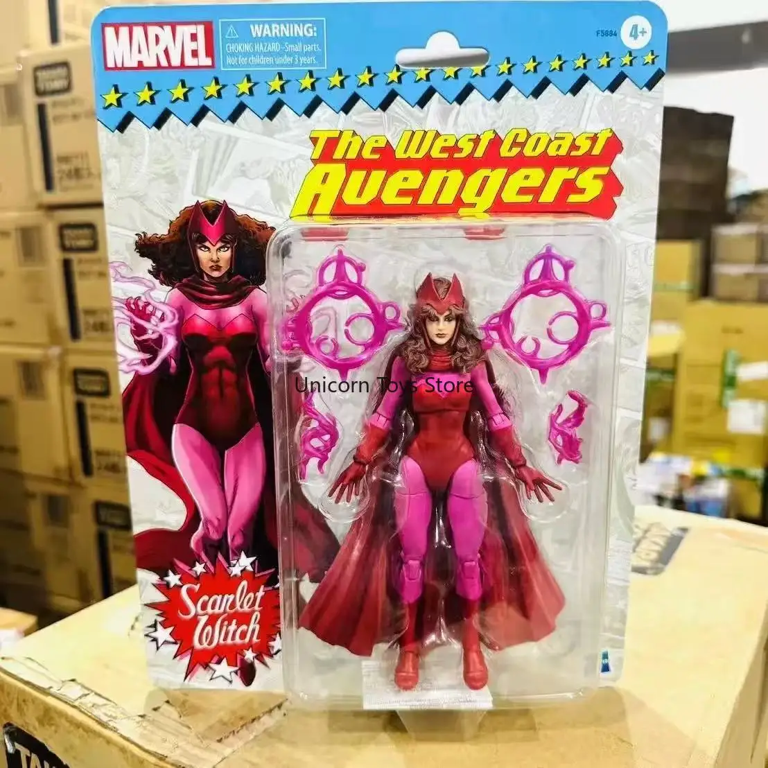 In Stock Hasbro Vintage Hanging Card Comic Version Scarlet Witch 6-inch Action Figure
In Stock Hasbro Vintage Hanging Card Comic Version Scarlet Witch 6-inch Action Figure