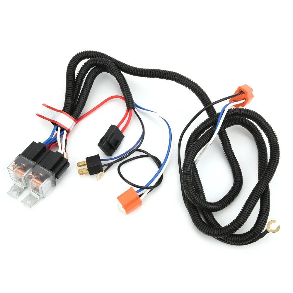 DC 12V H4 Headlight Relay Harness Waterproof Cord Ceramic Headlamp Brightener Relay Wiring Harness Kit Car Headlight
DC 12V H4 Headlight Relay Harness Waterproof Cord Ceramic Headlamp Brightener Relay Wiring Harness Kit Car Headlight