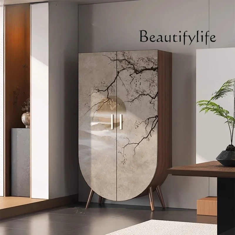 Chinese landscape artistic conception bedroom wardrobe integrated storage cabinet against the wall solid wood finished wardrobe
Chinese landscape artistic conception bedroom wardrobe integrated storage cabinet against the wall solid wood finished wardrobe