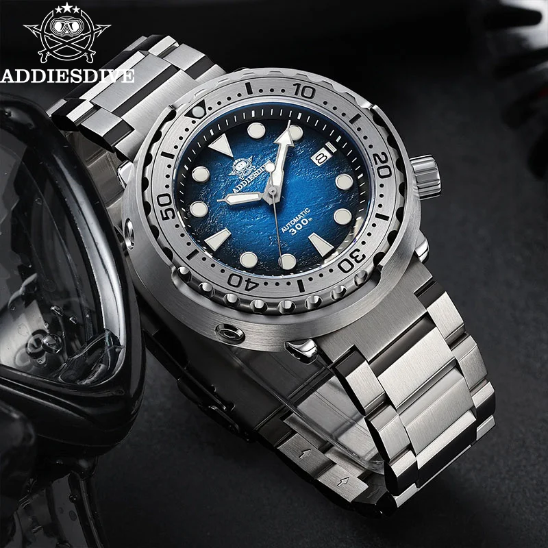 ADDIESDIVE New Tuna Diver Watch 41mm Sapphire Crystal Waterproof 30Bar NH35 Men's Automatic Watch Luminous Mechanical Watches
ADDIESDIVE New Tuna Diver Watch 41mm Sapphire Crystal Waterproof 30Bar NH35 Men's Automatic Watch Luminous Mechanical Watches