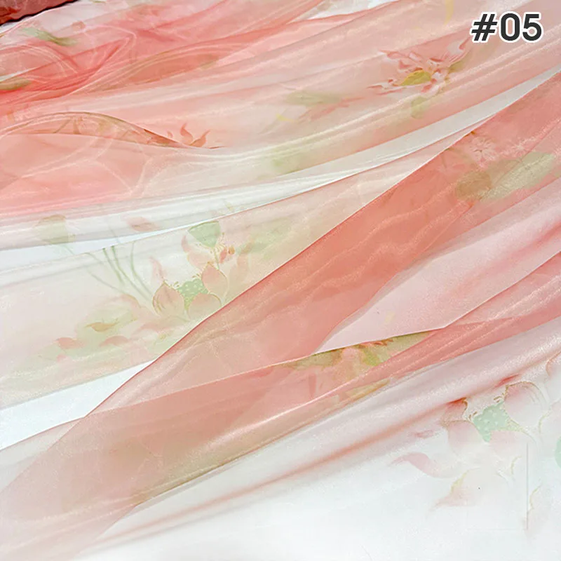 50x150cm Ancient Style Printed Gradient Dyeing Fabric Ultra-Thin Chinese Style Fabric for DIY Hanfu Wedding Dress Stage Decor
50x150cm Ancient Style Printed Gradient Dyeing Fabric Ultra-Thin Chinese Style Fabric for DIY Hanfu Wedding Dress Stage Decor