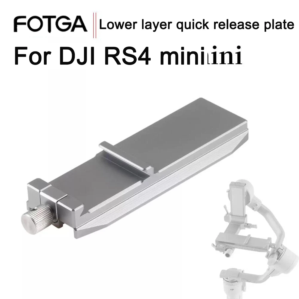 FOTGA Lower Level Quick Release Plate with Arca-Swiss for DJI RS4 mini Switch Between Tripods Gimbal Quick Release Plate Accesso
FOTGA Lower Level Quick Release Plate with Arca-Swiss for DJI RS4 mini Switch Between Tripods Gimbal Quick Release Plate Accesso