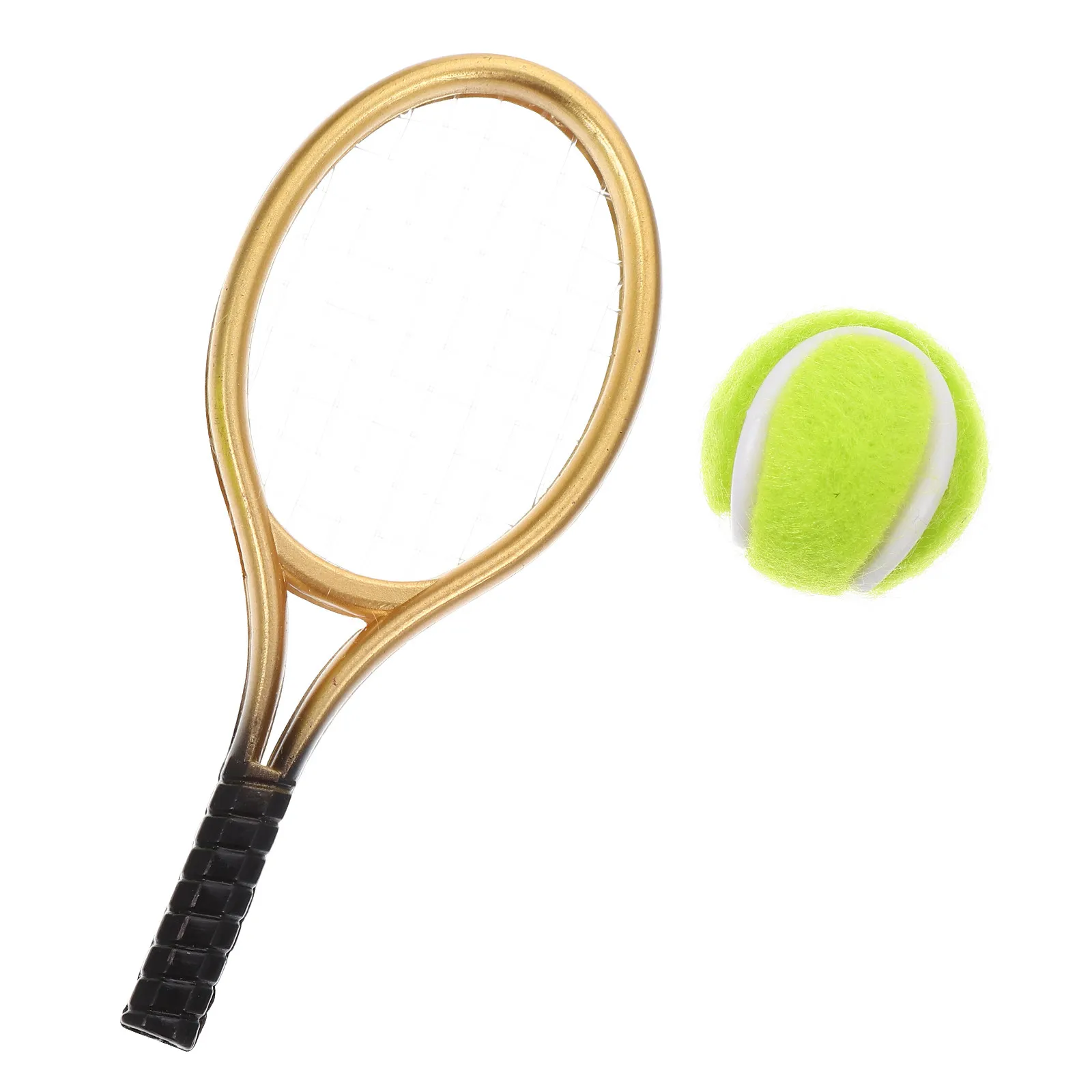 1Set Mini Tennis Racket Ball Set Premium Material Small Size Handheld Mini House Decoration Photo Prop Artistic Home Ornament
1Set Mini Tennis Racket Ball Set Premium Material Small Size Handheld Mini House Decoration Photo Prop Artistic Home Ornament