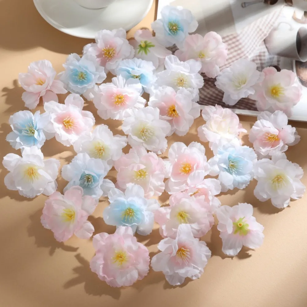 50pcs Artificial Peach Blossom Flower Head for DIY Supplies Artificial Flowers Decoration for Wedding Home Decoration
50pcs Artificial Peach Blossom Flower Head for DIY Supplies Artificial Flowers Decoration for Wedding Home Decoration