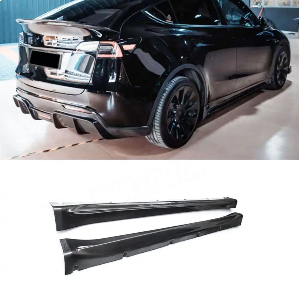 VACOMUL Carbon Fiber Car Side Skirts Body Kits Bumper Covers Accessorise For Tesla Model Y Auto Decoration
VACOMUL Carbon Fiber Car Side Skirts Body Kits Bumper Covers Accessorise For Tesla Model Y Auto Decoration