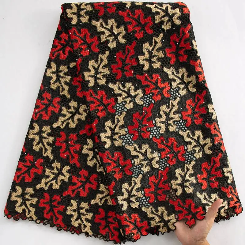 Bicolor Guipure Cord Lace 2024 High Quality African Water Soluble Lace Fabric With Jacquard For Women Evening Dresses S3605
Bicolor Guipure Cord Lace 2024 High Quality African Water Soluble Lace Fabric With Jacquard For Women Evening Dresses S3605