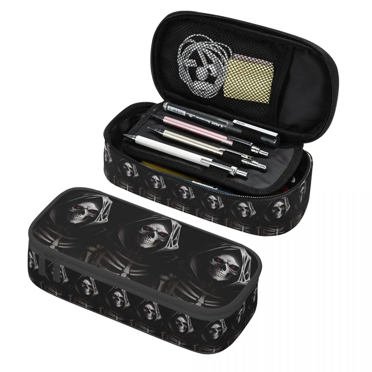 A Creepy Halloween Skeleton Skull Pencil Cases Pen Holder Storage Stationery Supplies Large Storage Pen Box Pencil Bag Students
A Creepy Halloween Skeleton Skull Pencil Cases Pen Holder Storage Stationery Supplies Large Storage Pen Box Pencil Bag Students