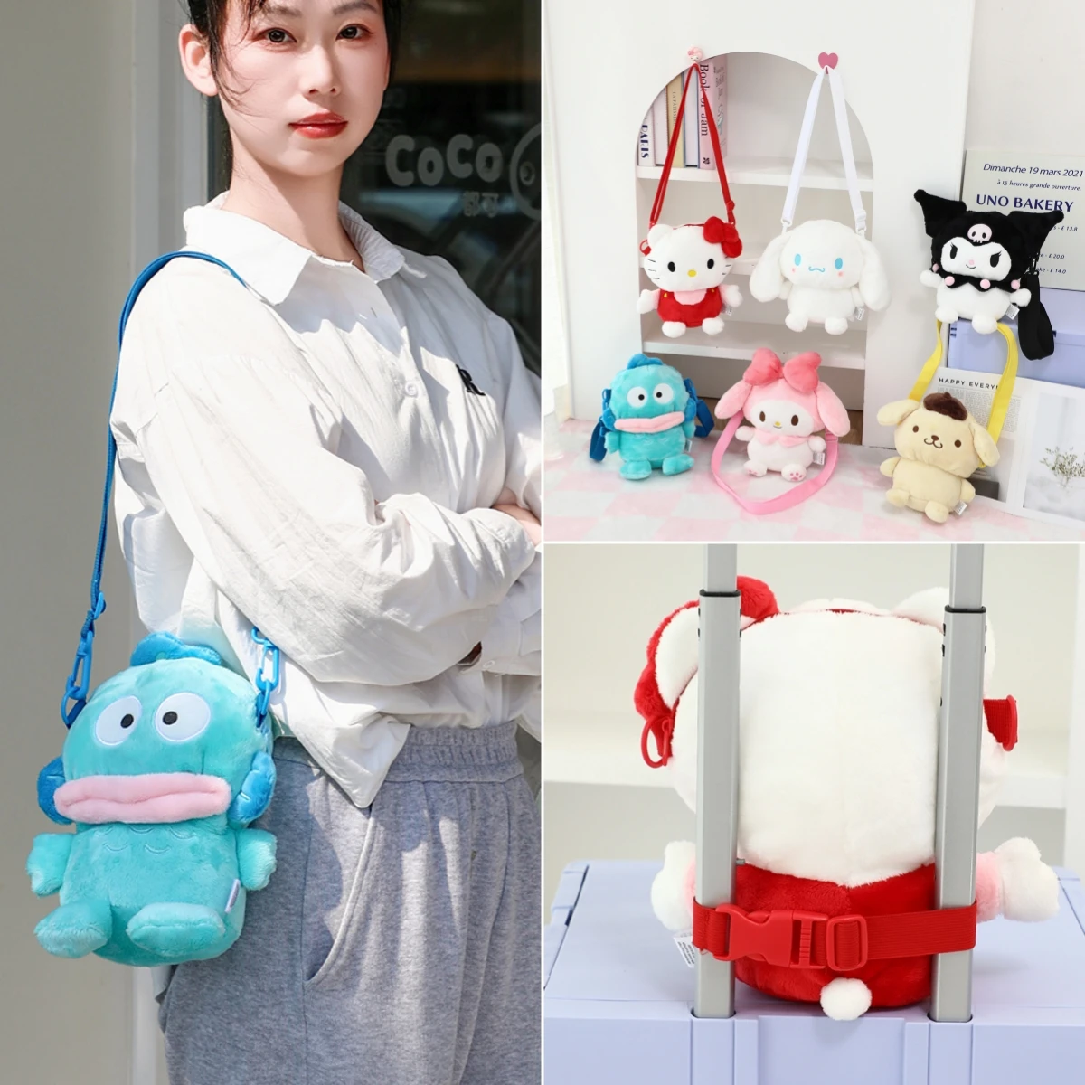 Anime Bag My Melody Kuromi Cinnamoroll Cartoon Bag Shoulder Bag Messenger Bag Girl Women Japanese Style Travel Bag Gifts
Anime Bag My Melody Kuromi Cinnamoroll Cartoon Bag Shoulder Bag Messenger Bag Girl Women Japanese Style Travel Bag Gifts