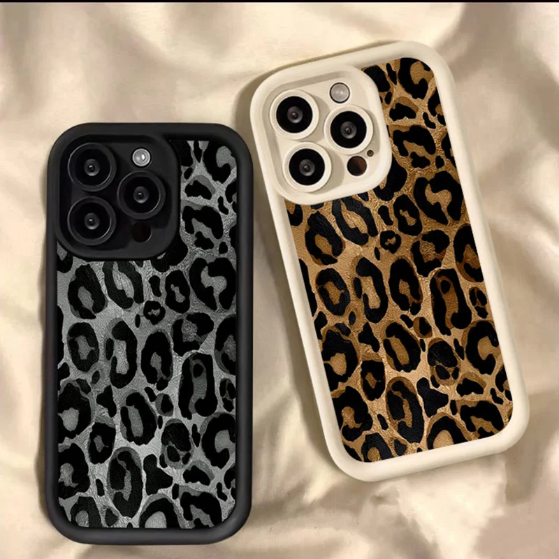 For iPhone 16 Case Simple Fashion Smudge Leopard Print Phone Case for iPhone 12 11 13 14 15 Pro Max X XS XR 7 8 Plus SE2 Cover
For iPhone 16 Case Simple Fashion Smudge Leopard Print Phone Case for iPhone 12 11 13 14 15 Pro Max X XS XR 7 8 Plus SE2 Cover
