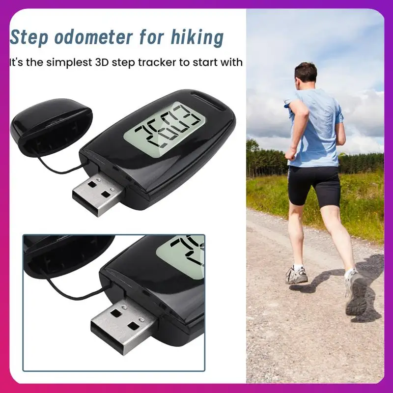 ABKL-Simple Step Counter,Walking 3D Pedometer With Rechargeable Battery, Accurate Calorie Counter
ABKL-Simple Step Counter,Walking 3D Pedometer With Rechargeable Battery, Accurate Calorie Counter