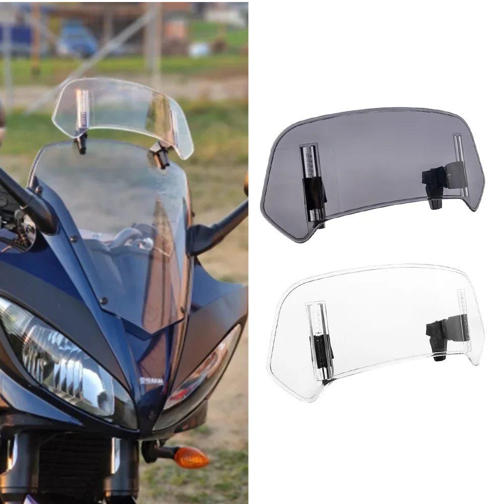 Universal Motorcycle Windshield Extension Adjustable Spoiler Clamp-On Windscreen Deflector For BMW KAWASAKI YAMAHA HONDA SUZUKI
Universal Motorcycle Windshield Extension Adjustable Spoiler Clamp-On Windscreen Deflector For BMW KAWASAKI YAMAHA HONDA SUZUKI