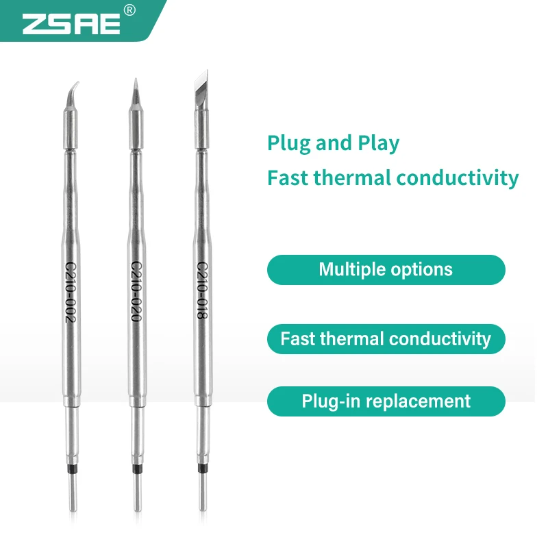 1pcs C210 Series Soldering Iron Tips Welding Iron Head Fit for JBC T210 Handle JBC CD-2SD/2SHE T26 T26D T3602
1pcs C210 Series Soldering Iron Tips Welding Iron Head Fit for JBC T210 Handle JBC CD-2SD/2SHE T26 T26D T3602