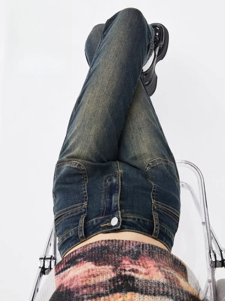 High Waist Wide Leg Denim Jeans Women's Loose Fit Slimming Washed Cement Grey Straight Cut Pants Spring Autumn Cotton Stretch
High Waist Wide Leg Denim Jeans Women's Loose Fit Slimming Washed Cement Grey Straight Cut Pants Spring Autumn Cotton Stretch